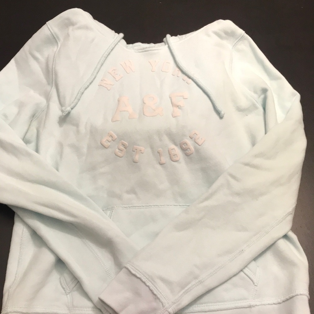 Light Blue A&F hoodie